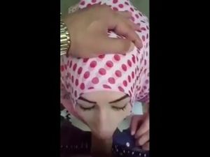 Hijab Young woman Suck off